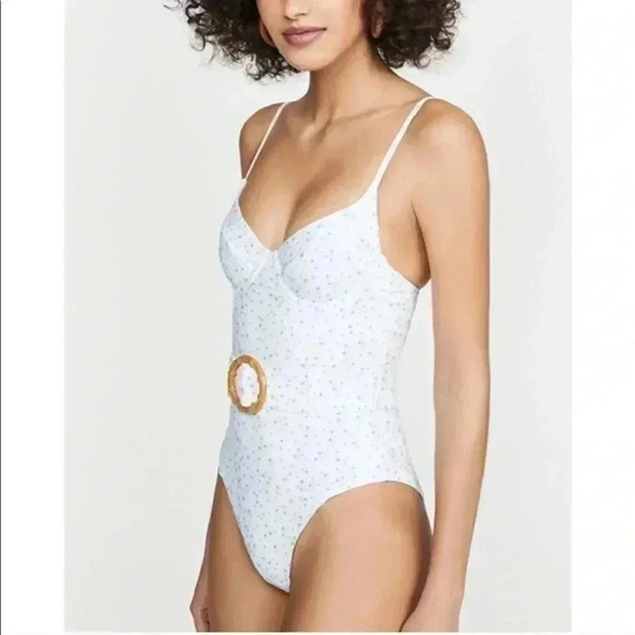 New We Wore What Swimsuit Baby’s Breath $225 - Picture 3 of 7